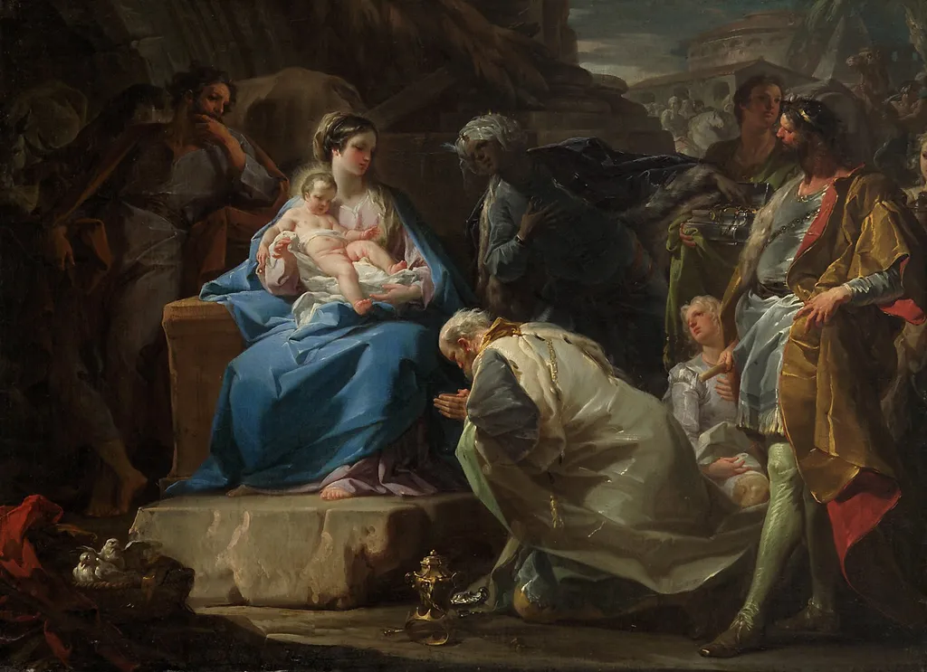 Adoration of the Magi, by Corrado Giaquinto, unspecified, 1742