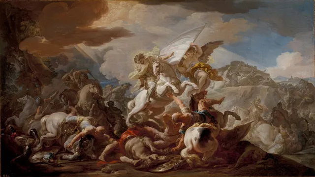 Battle of Clavijo — Corrado Giaquinto