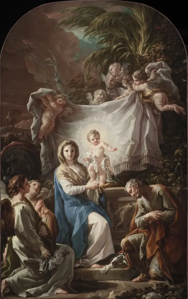 Rest on the Flight into Egypt, by Corrado Giaquinto