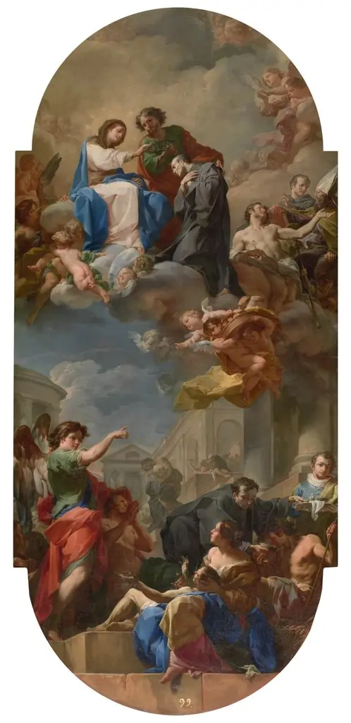 Triunfo de San Juan de Dios, by Corrado Giaquinto