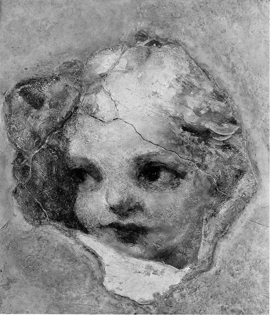 Head of a Cherub, by Correggio