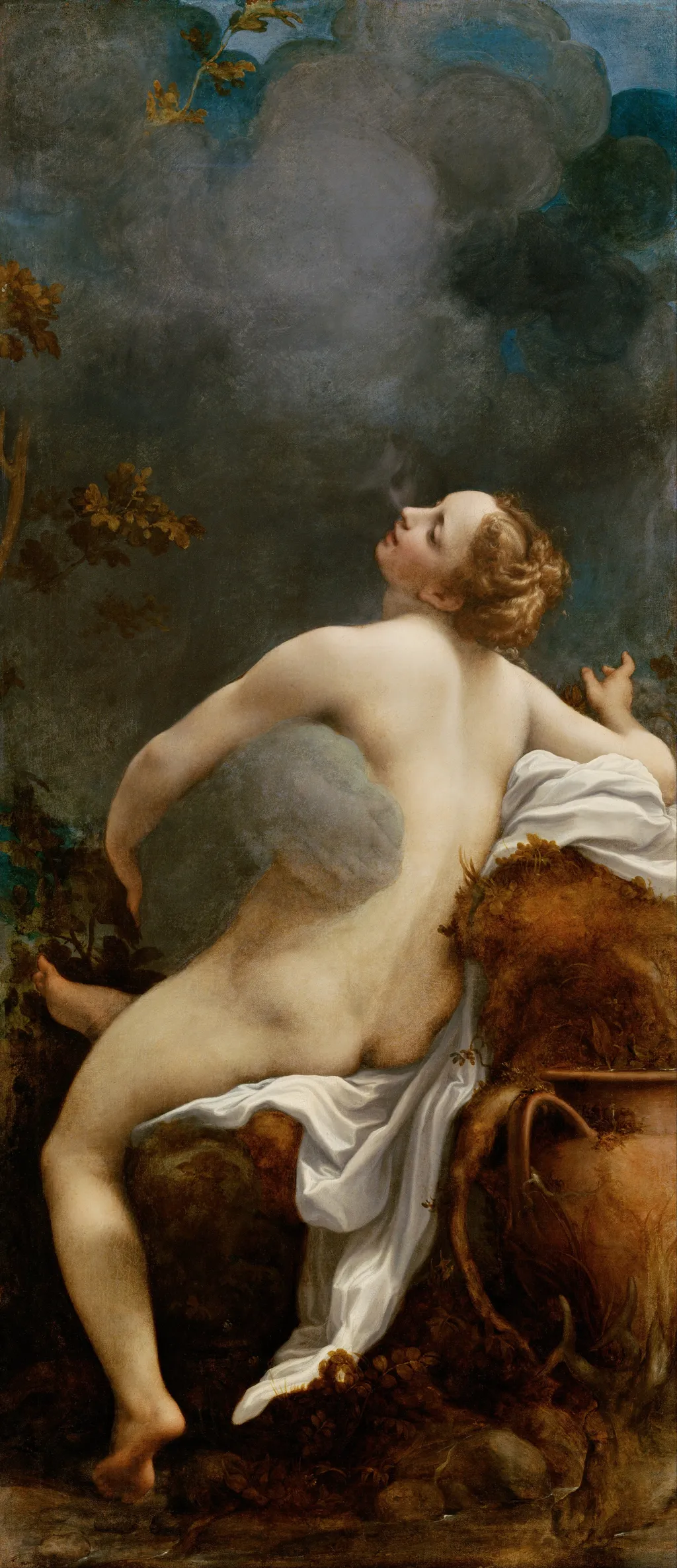 Jupiter and Io, by Correggio, oil, 1530