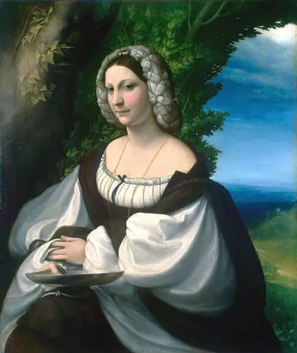 Portrait of a lady (Veronica Gambara?), by Correggio