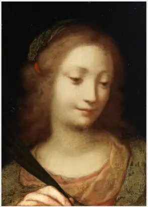 The Head of Saint Catherine the Martyr, by Correggio