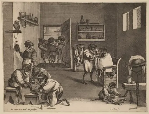 The Monkeys' Barber Shop, by Coryn Boel
