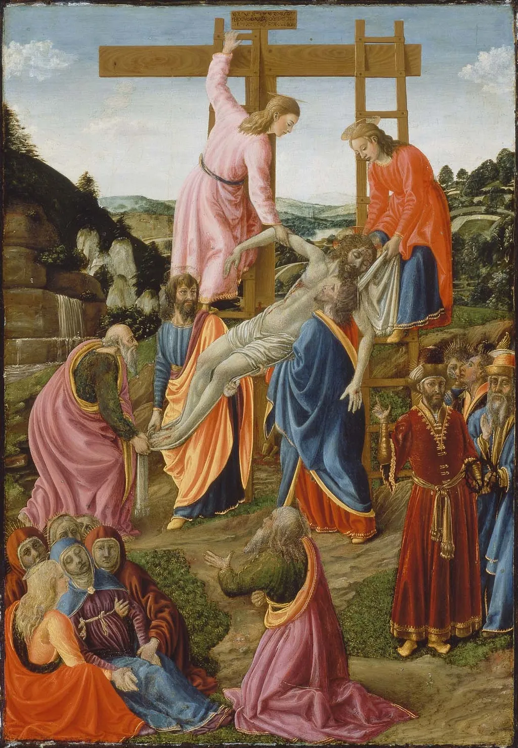The Descent From the Cross, by Cosimo Rosselli, unspecified, 1483