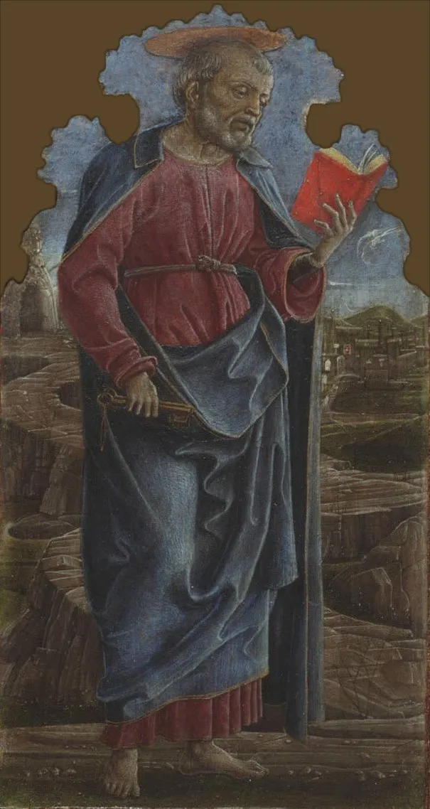 Saint Peter, by Cosimo Tura, oil, 1474