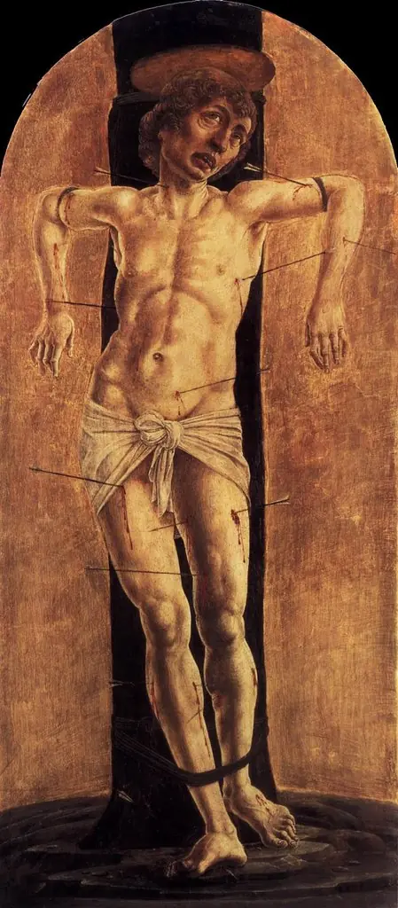 St Sebastian, by Cosimo Tura