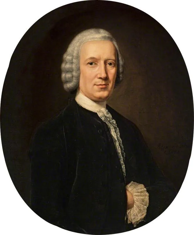 Portrait of Adrian Hope of Amsterdam (1709 - 1781), by Cosmo Alexander, oil, 1763