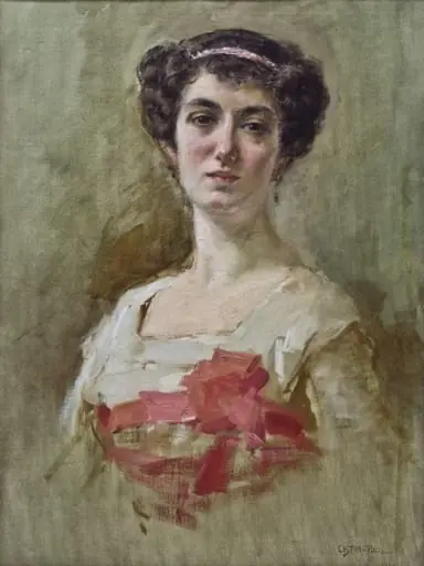 Portret de femeie, by Costin Petrescu