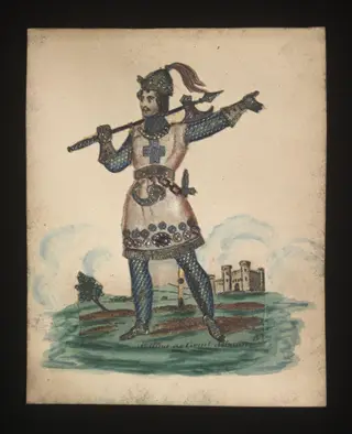Count Albaun tinsel print