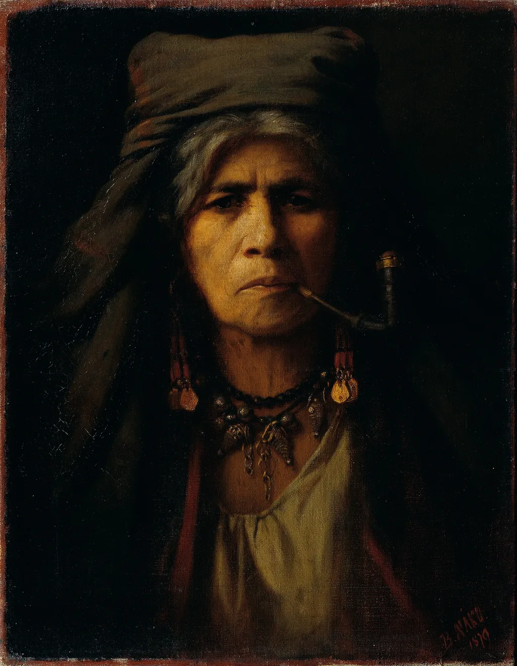 Zigeunerin, by Countess Nákó Berta, oil