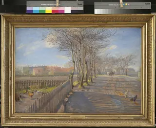 Country Lane with Trees. Kastrup