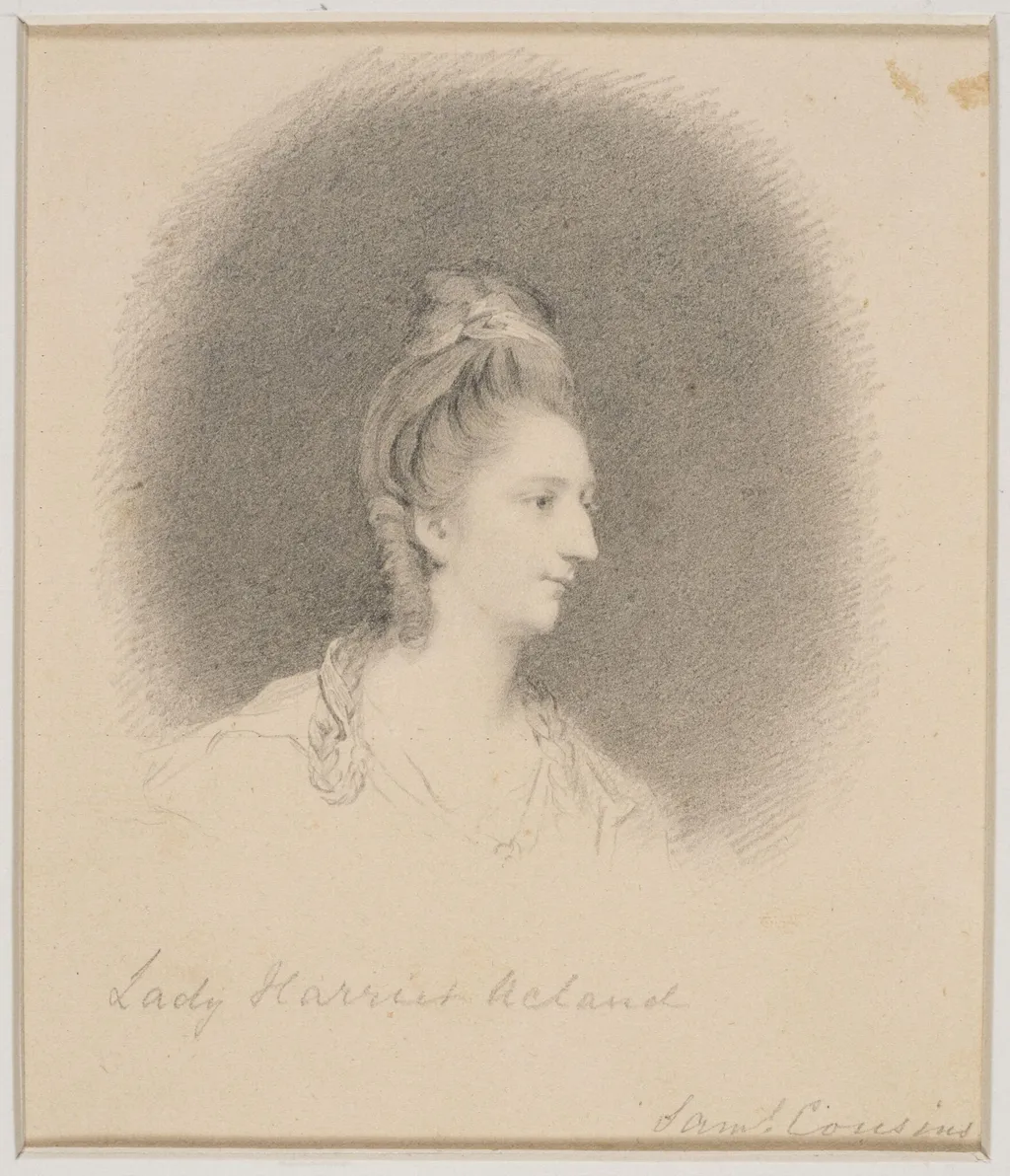 Portrait of Lady Harriet Acland, by Cousins, 1820