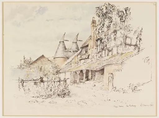 Peg's Farm near Bosbury, by Cowern