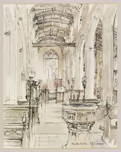 St. Nicholas Church, Denston, by Cowern