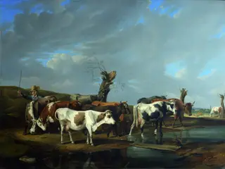 Cowherd, by Alexander Johann Dallinger von Dalling