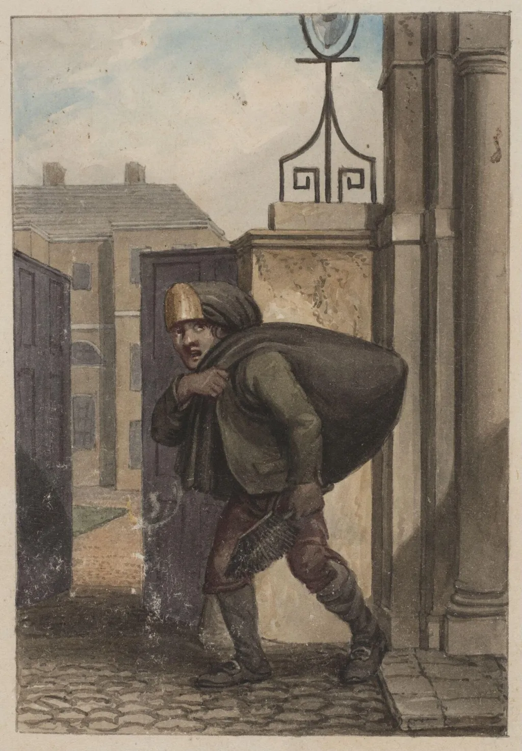 Sweep Soot O!, by Craig, watercolor, 1804