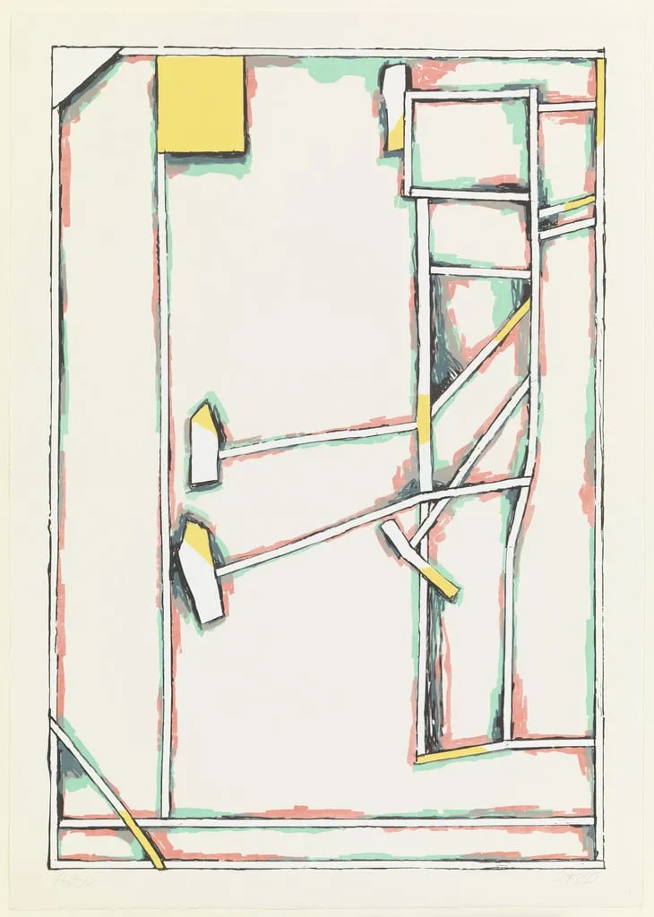 Untitled, by Craig Kauffman, ink, 1980