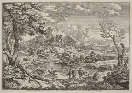 A Man Showing Mercury the Eagle of Jupiter, by Crescenzio Onofri
