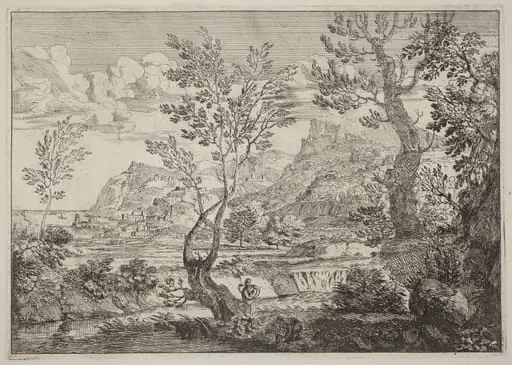 A Waterfall, by Crescenzio Onofri
