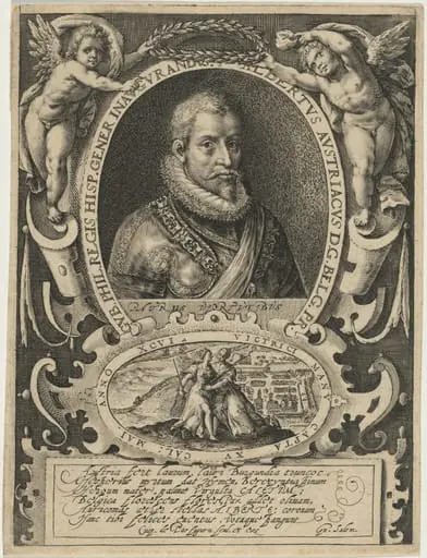 Albert of Austria, Archduke, by Crispijn van de Passe I