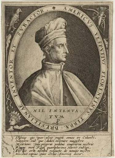 Amerigo Vespucci, by Crispijn van de Passe I
