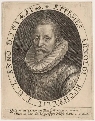 Arnoldus Buchelius, by Crispijn van de Passe I