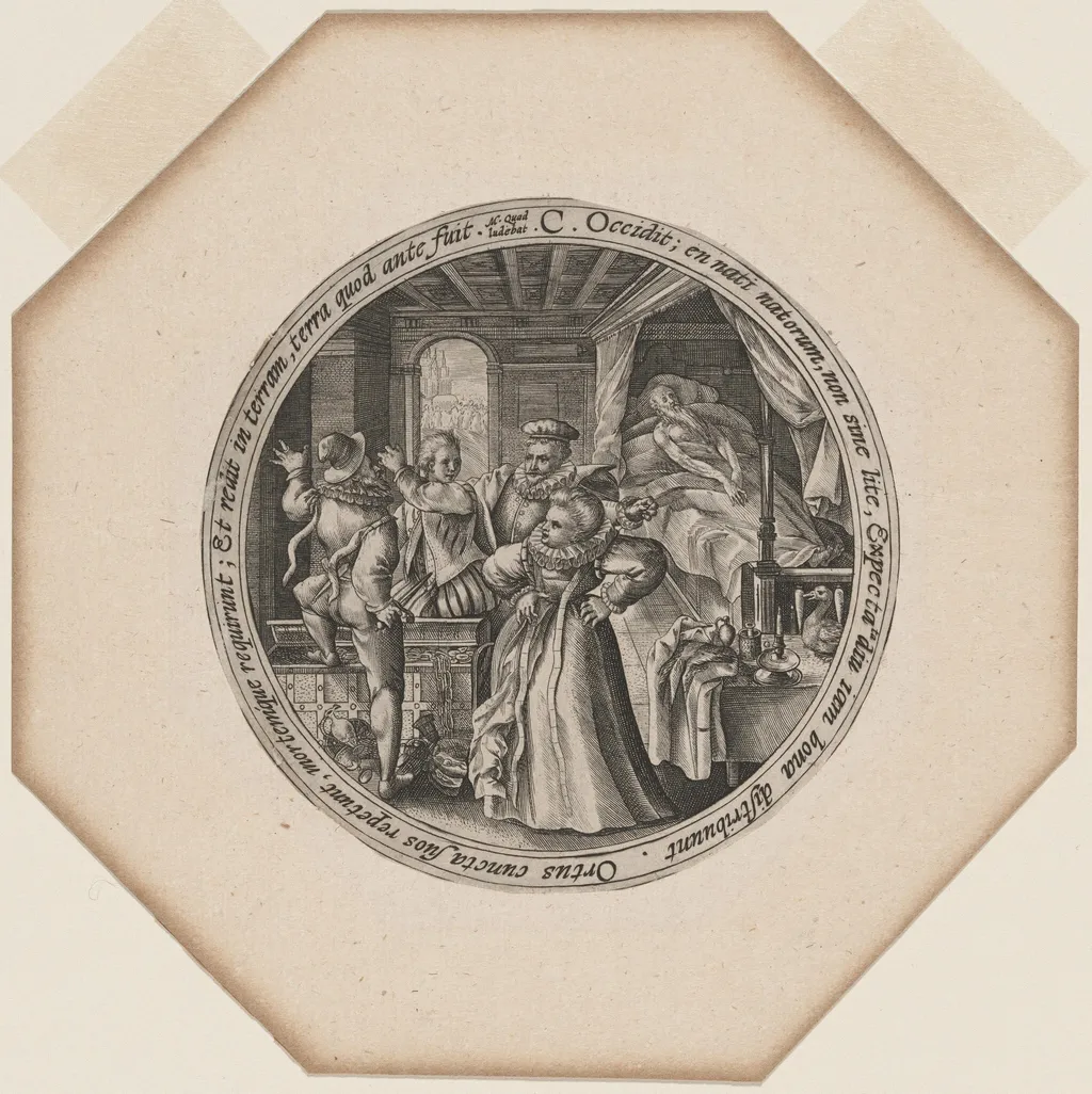 C: One Hundred Years, by Crispijn van de Passe I, ink, 1599