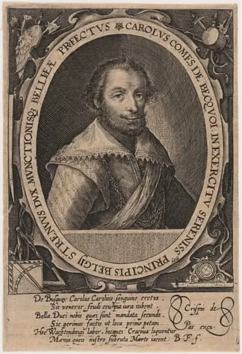 Charles de Bucquoy, by Crispijn van de Passe I