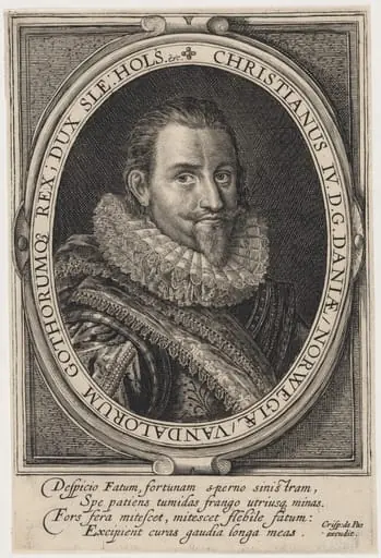Christian IV, King of Denmark, by Crispijn van de Passe I