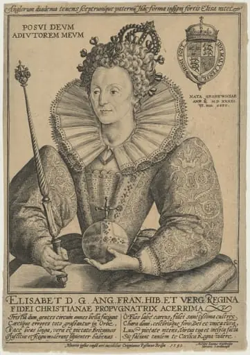 Elizabeth, Queen of England, by Crispijn van de Passe I