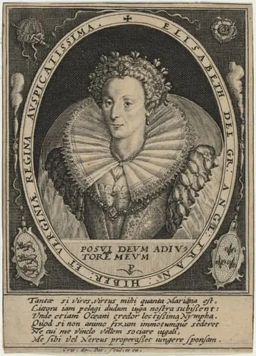 Elizabeth, Queen of England, by Crispijn van de Passe I
