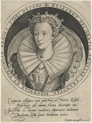 Elizabeth, Queen of England, by Crispijn van de Passe I
