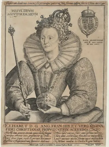 Elizabeth, Queen of England, by Crispijn van de Passe I