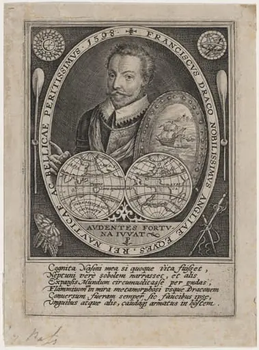 Francis Drake, by Crispijn van de Passe I