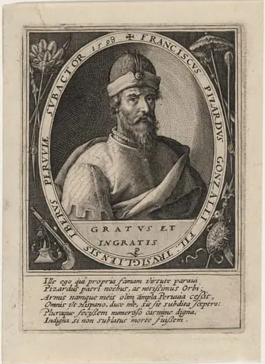 Francisco Pizarro, by Crispijn van de Passe I