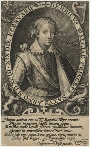 Henry Frederick, Prince of Wales, by Crispijn van de Passe I