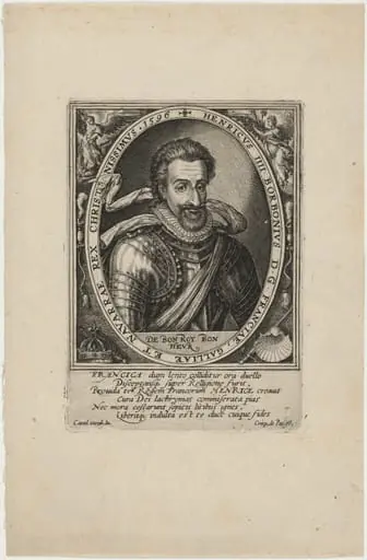 Henry IV, King of France, by Crispijn van de Passe I