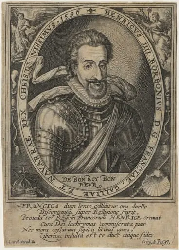 Henry IV, King of France, by Crispijn van de Passe I