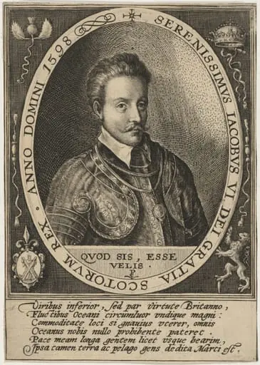 James I, as King of Scotland, by Crispijn van de Passe I