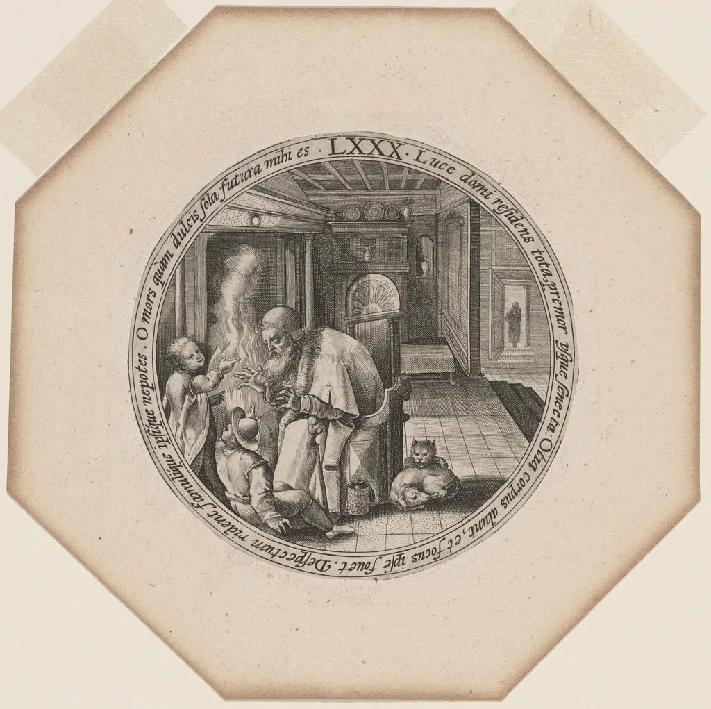 LXXX: Eighty Years, by Crispijn van de Passe I, ink, 1599