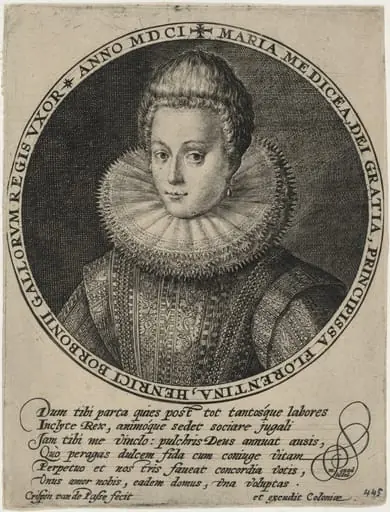 Marie de Medicis, Queen of France, by Crispijn van de Passe I