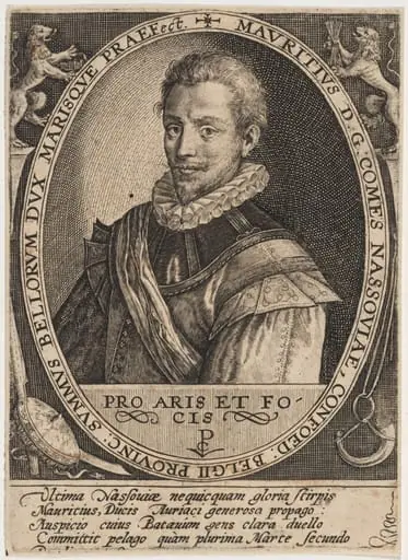 Maurice of Nassau, Prince of Orange, by Crispijn van de Passe I