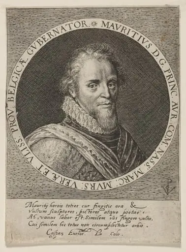 Maurice of Nassau, Prince of Orange, by Crispijn van de Passe I