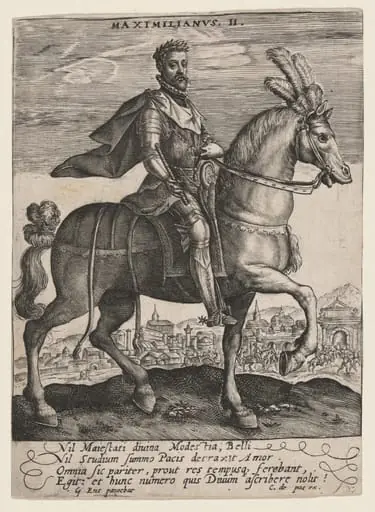 Maximilianus II, by Crispijn van de Passe I