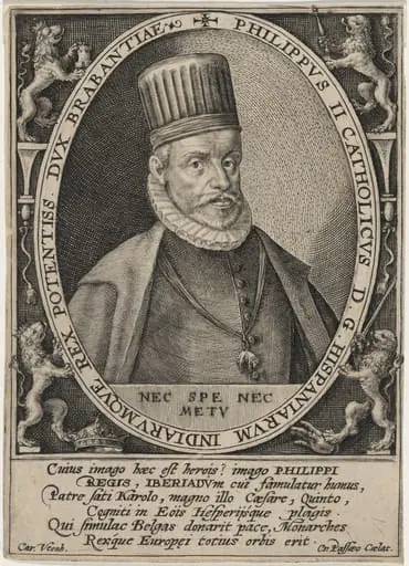 Philip II, King of Spain, by Crispijn van de Passe I