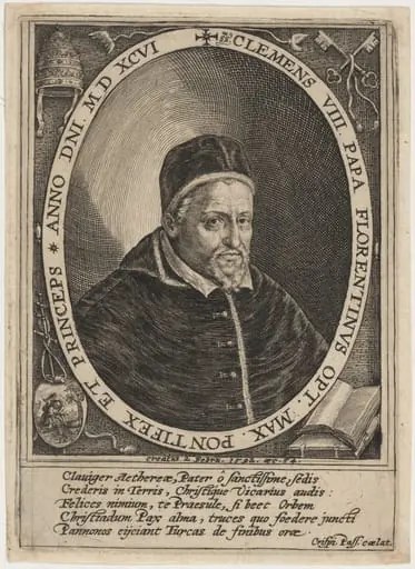 Pope Clement VIII, by Crispijn van de Passe I