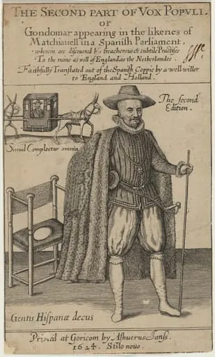 Title Page for Vox Populi Eoricum, by Thomas Scott, by Crispijn van de Passe I