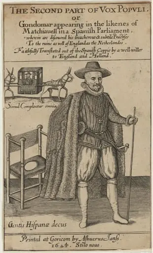 Title Page for Vox Populi Eoricum, by Thomas Scott, by Crispijn van de Passe I